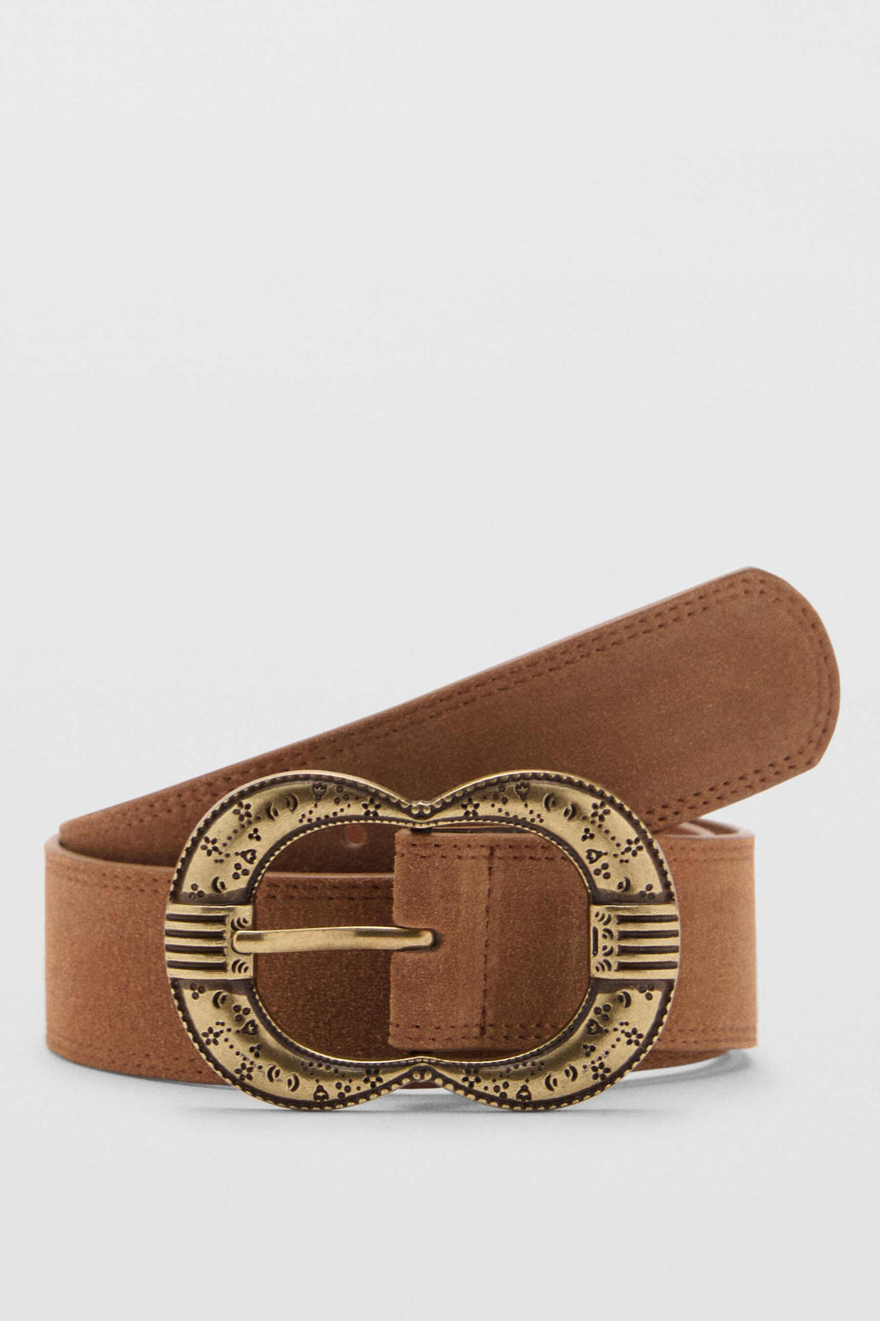 Ceinture Brun MANGO 77014015 MNG 24 BROWN POINTCARRE